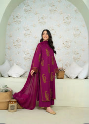 Amber 3 PC Stitched - Gulnaar