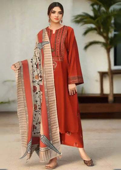 Ruby 3 PC Stitched - Gulnar