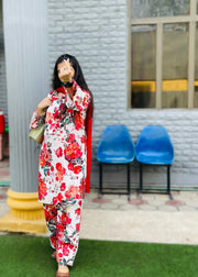 Floral Prints 2 PC stitched - Gulnaar