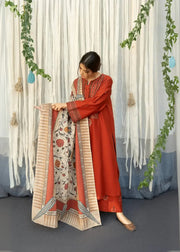 Ruby 3 PC Stitched - Gulnar