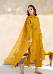 Mustard Hill 3 PC Stitched - Gulnar