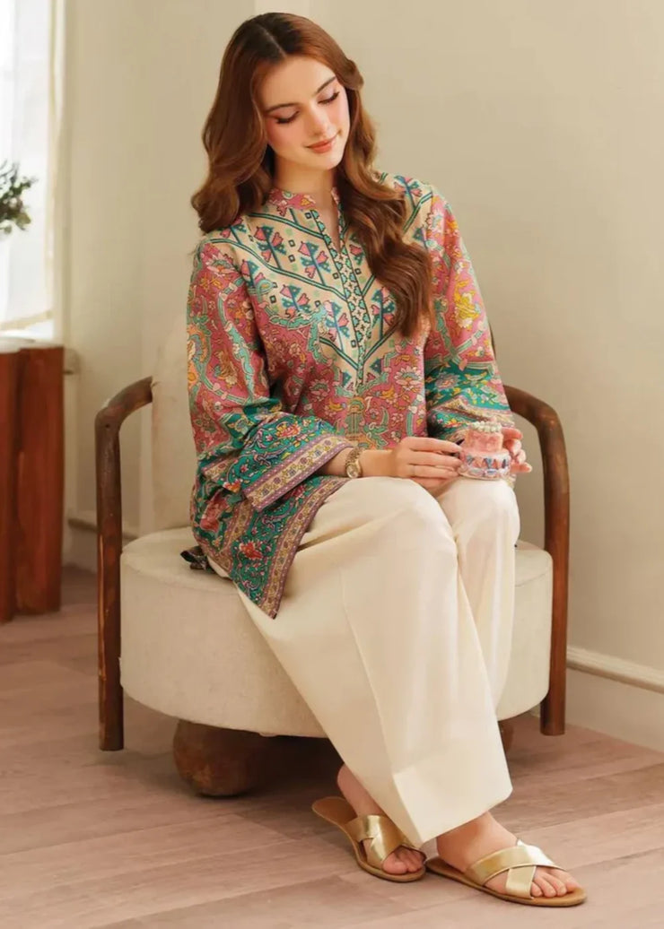 Arzoo-Floral 2PC Printed - Gulnaar