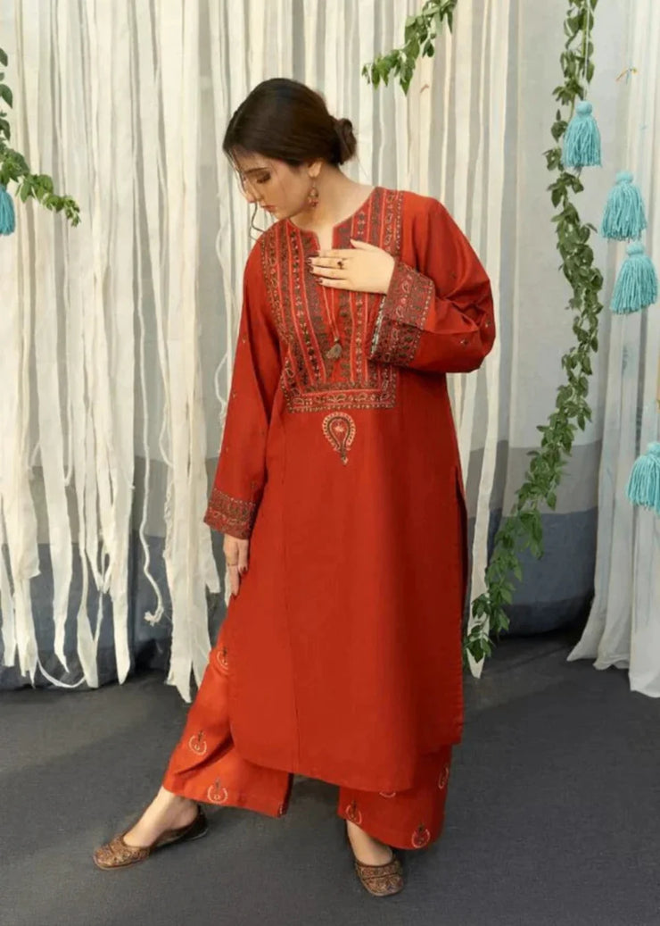 Ruby 3 PC Stitched - Gulnar