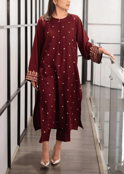 Garnet 2 PC Stitched - Gulnar