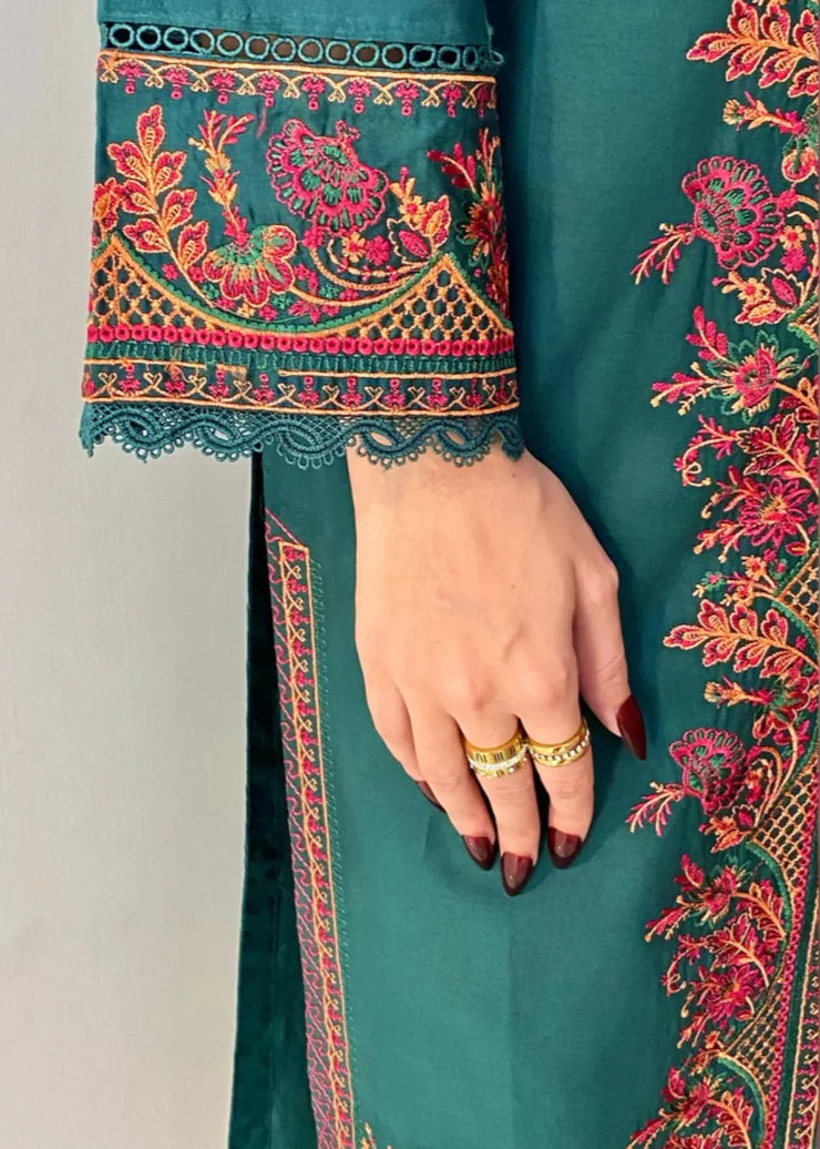 Flora Embroidered 3PC - Gulnar