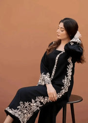 Black Embroidered 2 PC Stitched - Gulnaar