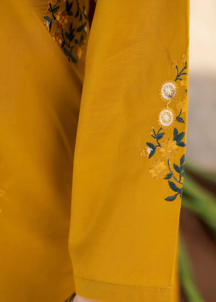 Mustard Hill 3 PC Stitched - Gulnar
