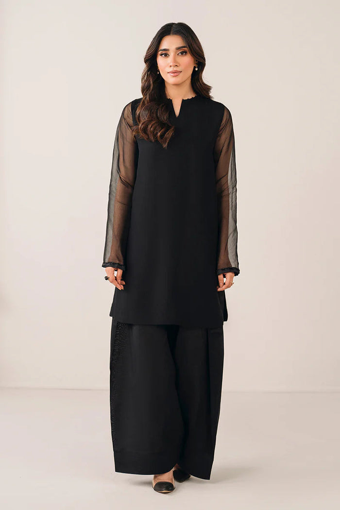 Black Chiffon 3pc- gulnaar