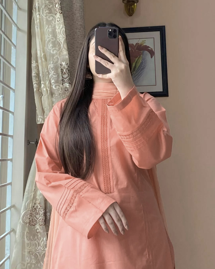 Peach pearl 3pc - Gulnaar